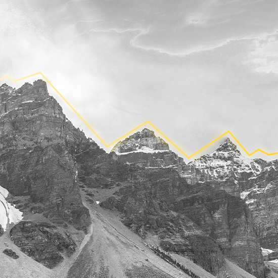 rates of mortgage graph reflected in the mountains curve